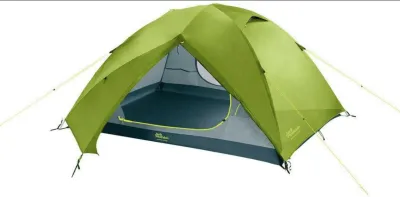 Jack Wolfskin Skyrocket III Dome Vaaleanvihreä (Second Hand) 3-hengen vaellusteltta