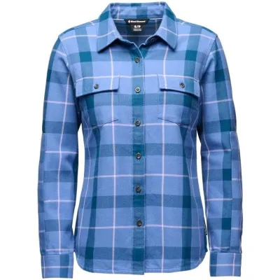 Black Diamond W Project Twill Ls Shirt Indigo/Soft Lilac - XS