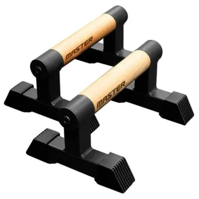 Master Fitness Parallette Wood, Parallettes & push up bars - Onesize