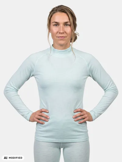 Halti Neva Merino Kerrasto Naisten Vaaleansininen