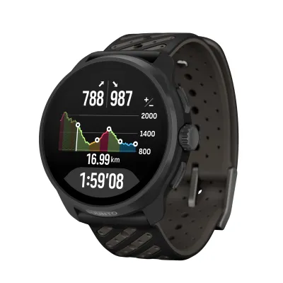 Suunto Race 3S Titanium Black urheilukello