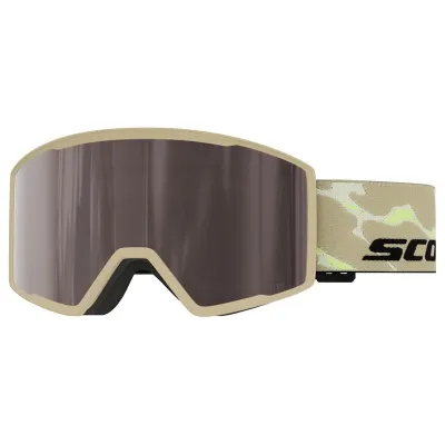 Scott Goggle Trace Pro Mojave Beige/Silver Chrome S2 - Onesize