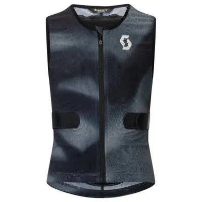 Scott Kid's Vest Airflow Caviar Black/Dark Grey - M