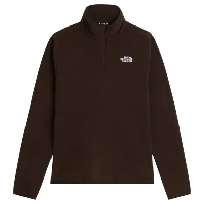 The North Face M Glacier Fleece 1/4 Zip Jacket Dark Chestnut - S